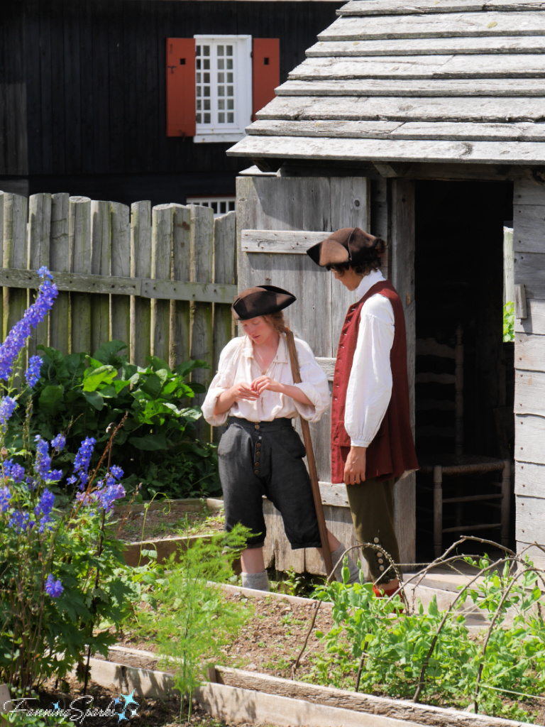 Workers Tending Garden at Fortress Louisbourg   @FanningSparks