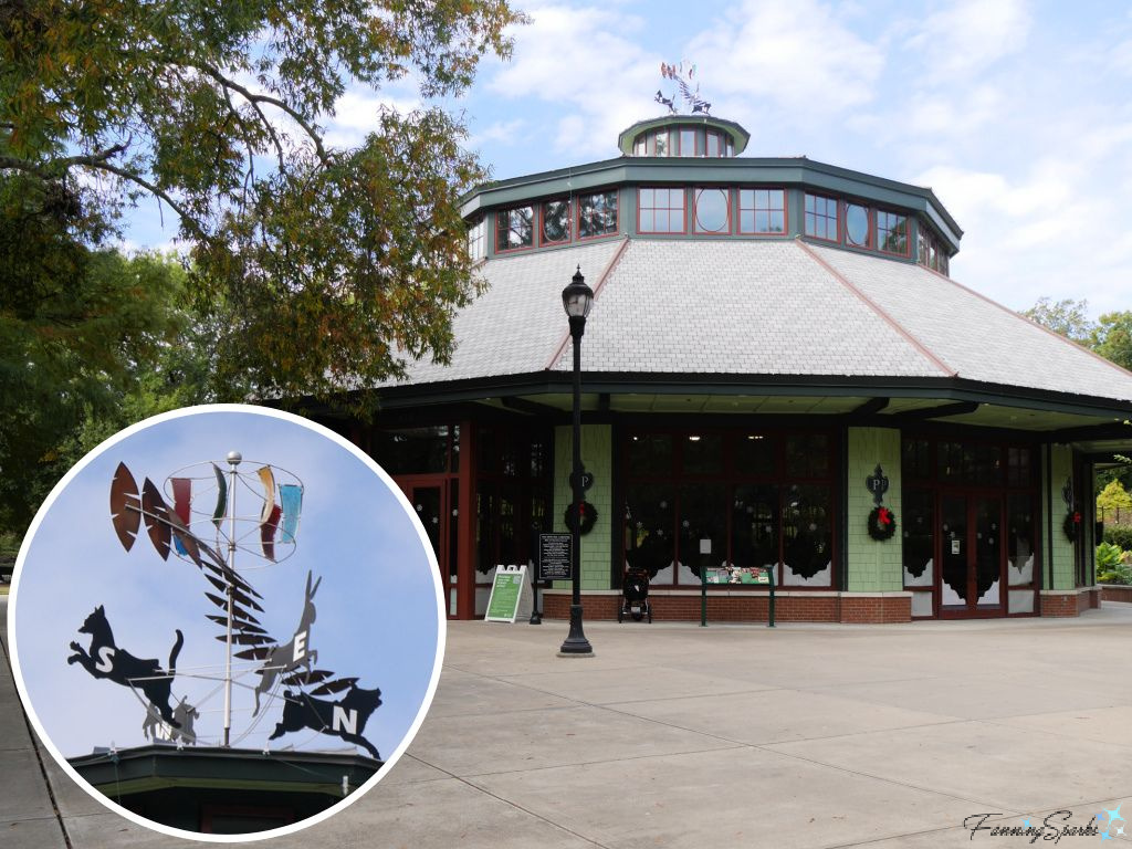 Contemporary Weather Vane on Pullen Park Carousel Raleigh North Carolina   @FanningSparks