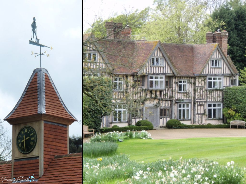 Gardener Weather Vane at Pashley Manor Gardens in Ticehurst UK   @FanningSparks