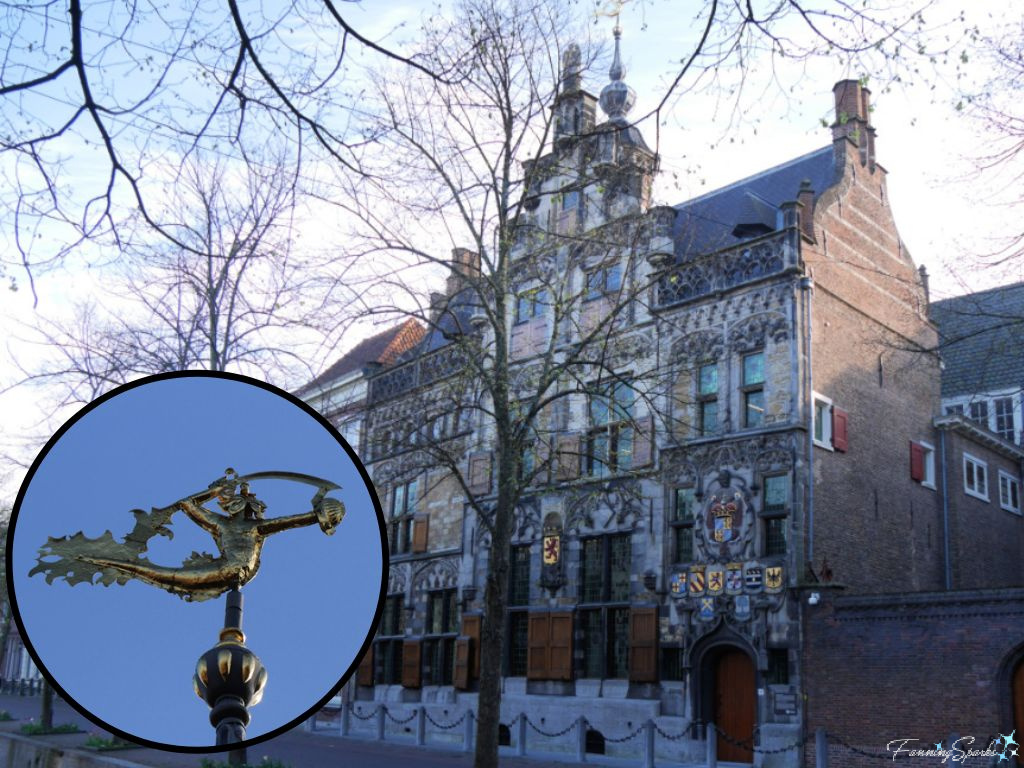 Greek God Weather Vane at Delfland Water Authority in Delft   @FanningSparks