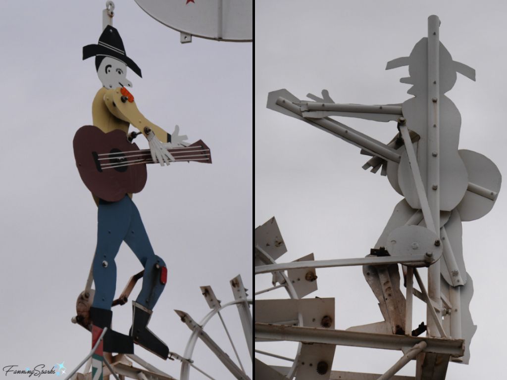 Guitar Player Whirligig by Vollis Simpson at Whirligig Park in Wilson NC   @FanningSparks