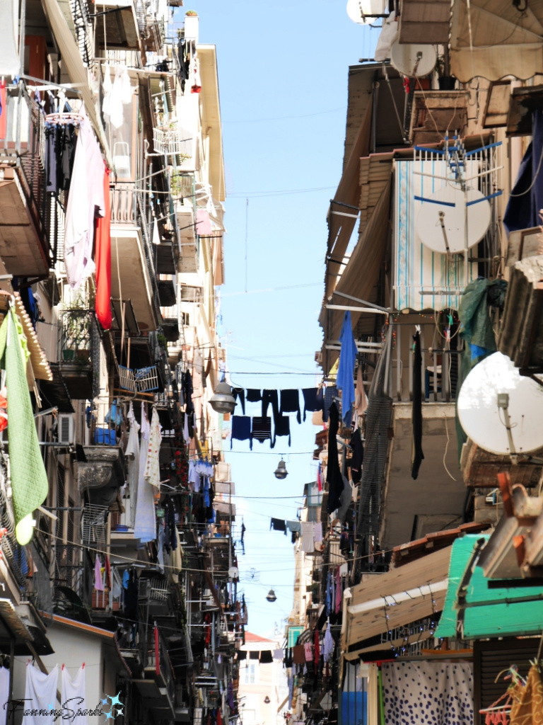 Laundry on Balconies in Naples Italy   @FanningSparks