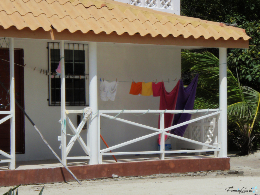 Laundry on Front Porch in Belize   @FanningSparks