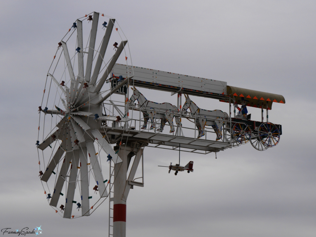 Mule Train Whirligig by Vollis Simpson at Whirligig Park in Wilson NC   @FanningSparks