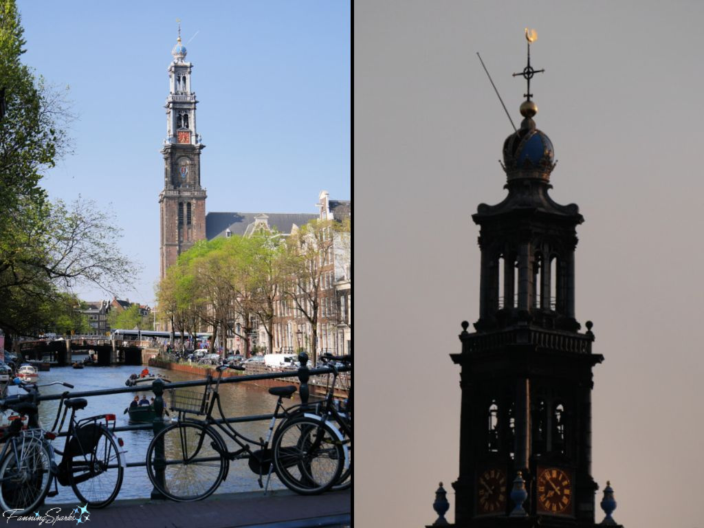 Weather Vane on Westerkerk in Amsterdam Netherlands   @FanningSparks