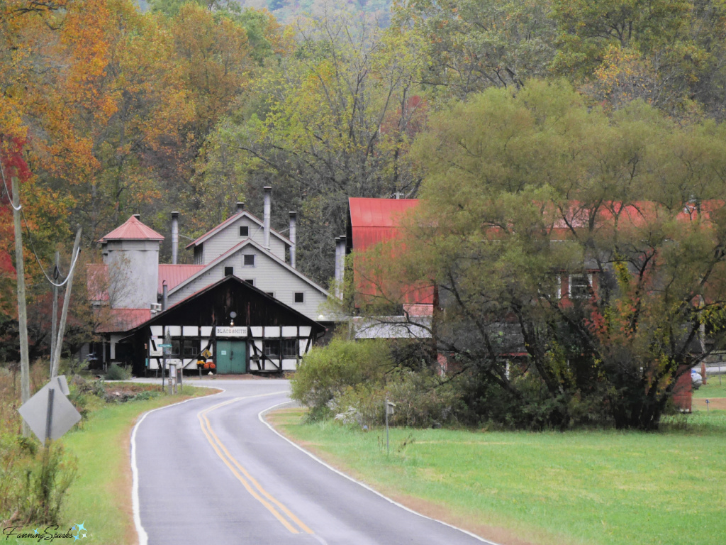 John J Campbell Folk School Blacksmith Shop Viewed from Folk School Road   @FanningSparks