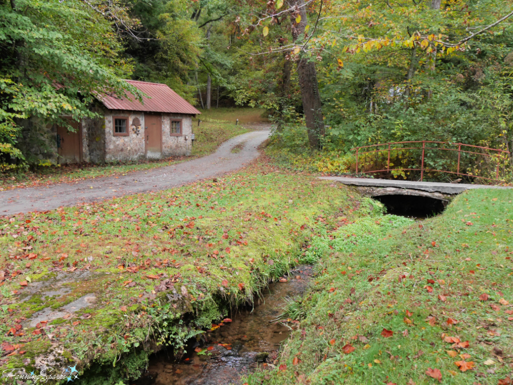 Spring House with Stream at John J Campbell Folk School   @FanningSparks