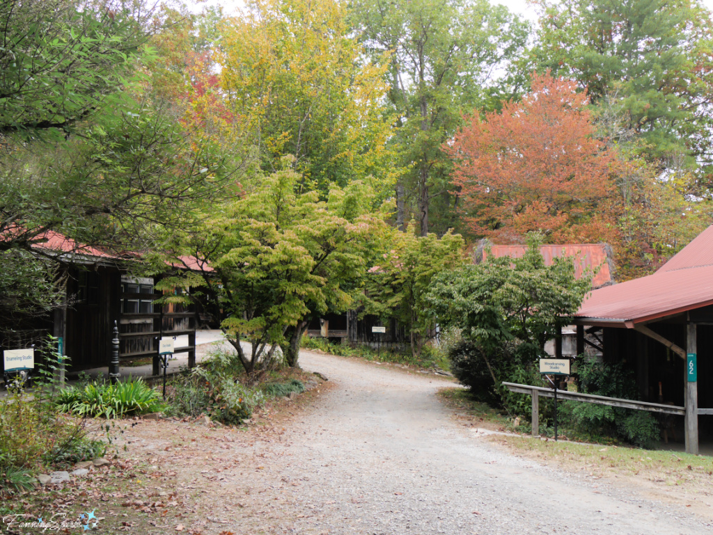 Studio Row at John J Campbell Folk School    @FanningSparks