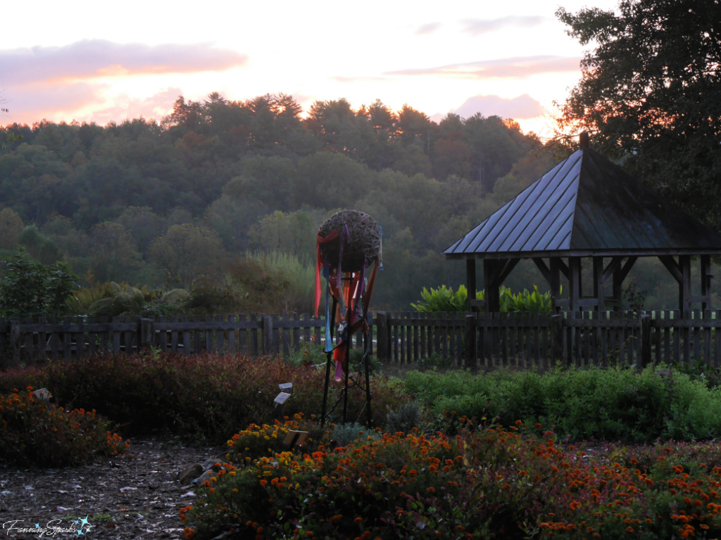 Sunrise in Dyers Garden at John C Campbell Folk School   @FanningSparks