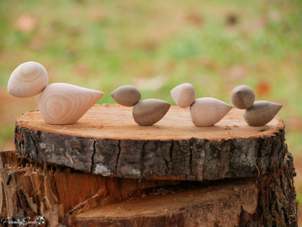 All My Ducks in a Row – Turned Wood Birds   @FanningSparks