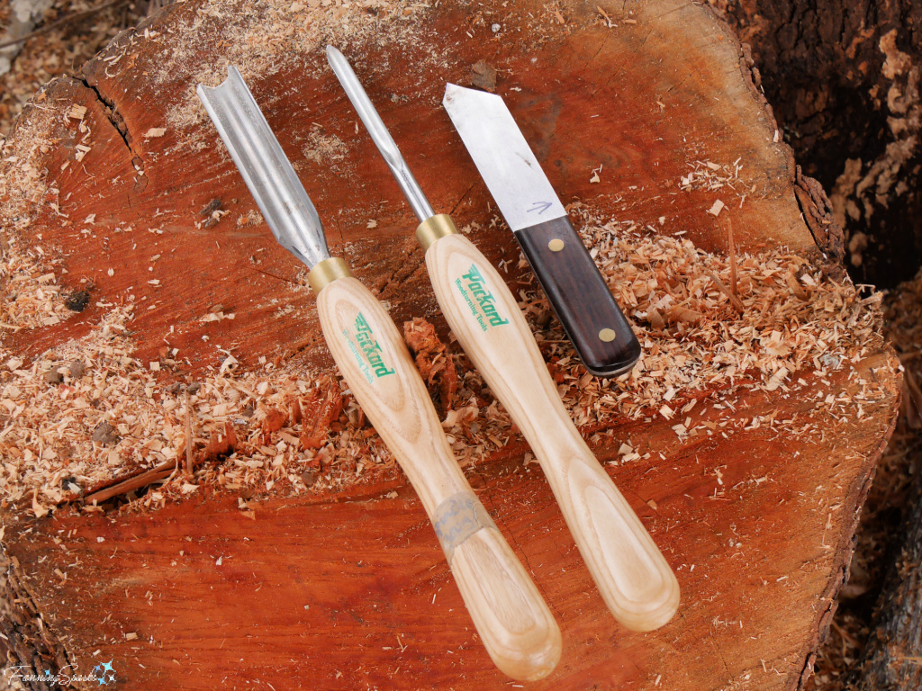 Roughing and Spindle Gouges and Parting Tool for Woodturning   @FanningSparks