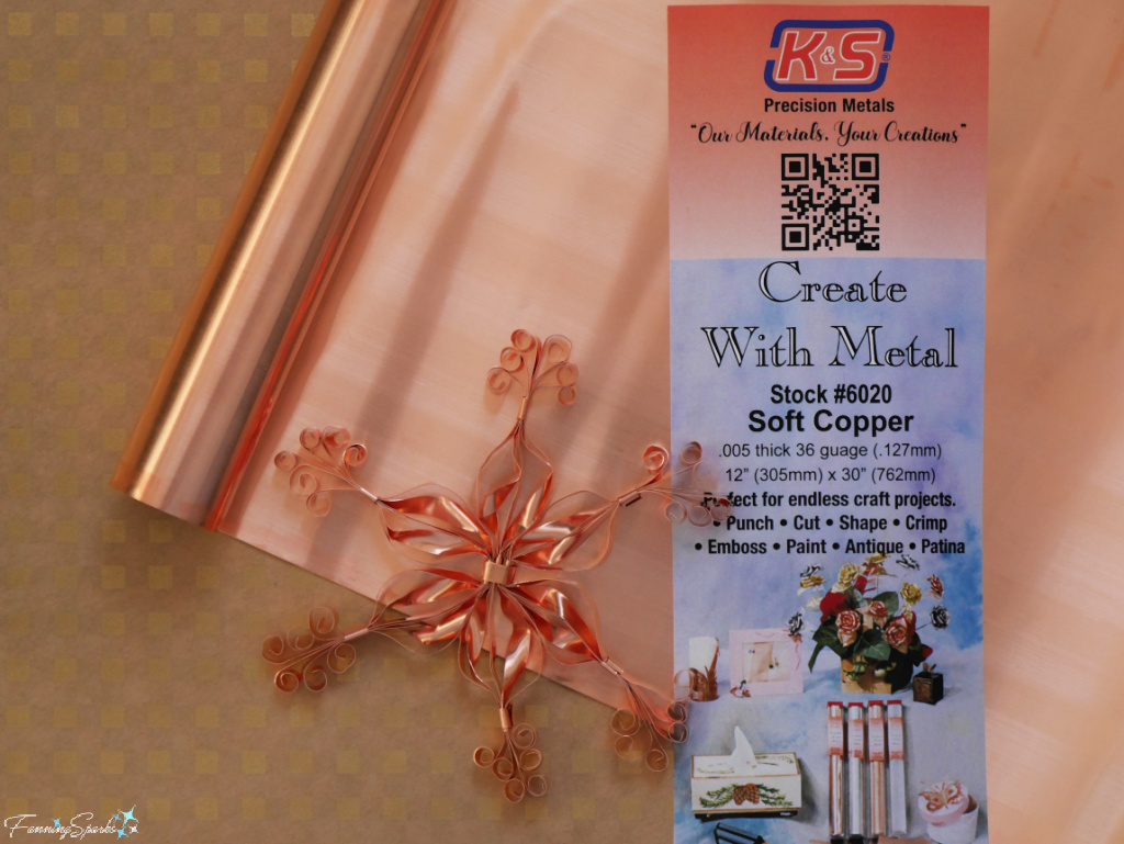 Copper Foil Needed for Curly Copper Snowflake   @FanningSparks