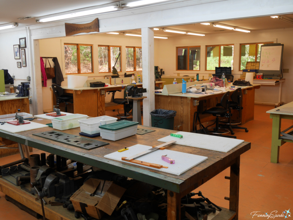 DX Ross Jewelry and Metals Studio at John C Campbell Folk School   @FanningSparks