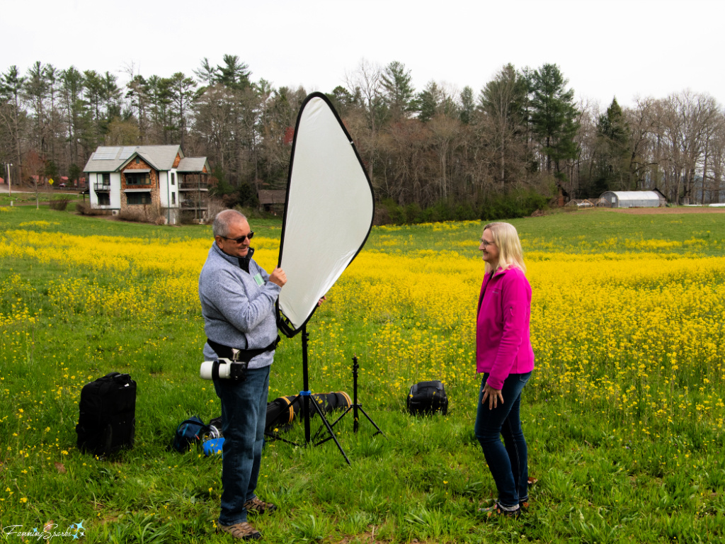 Frank Zayas and I Set Up Shot during Photography Class   @FanningSparks