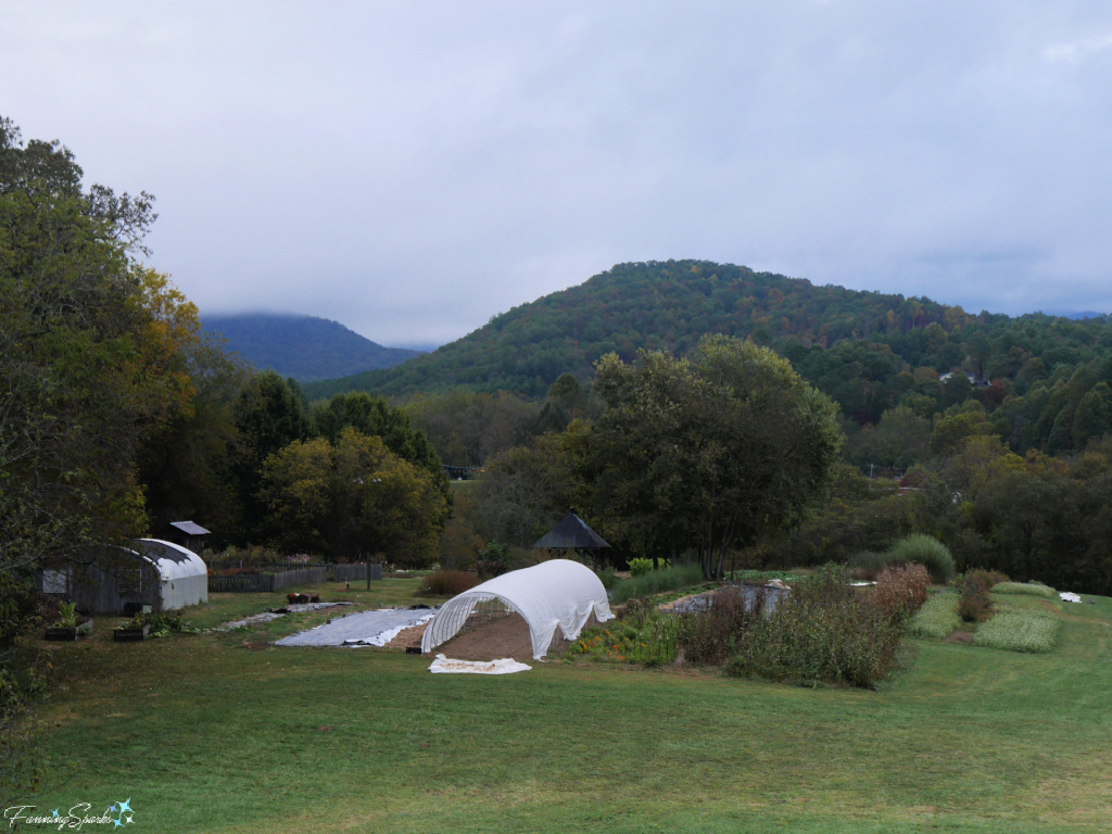 Gardens Viewed from Farm House at John C Campbell Folk School   @FanningSparks