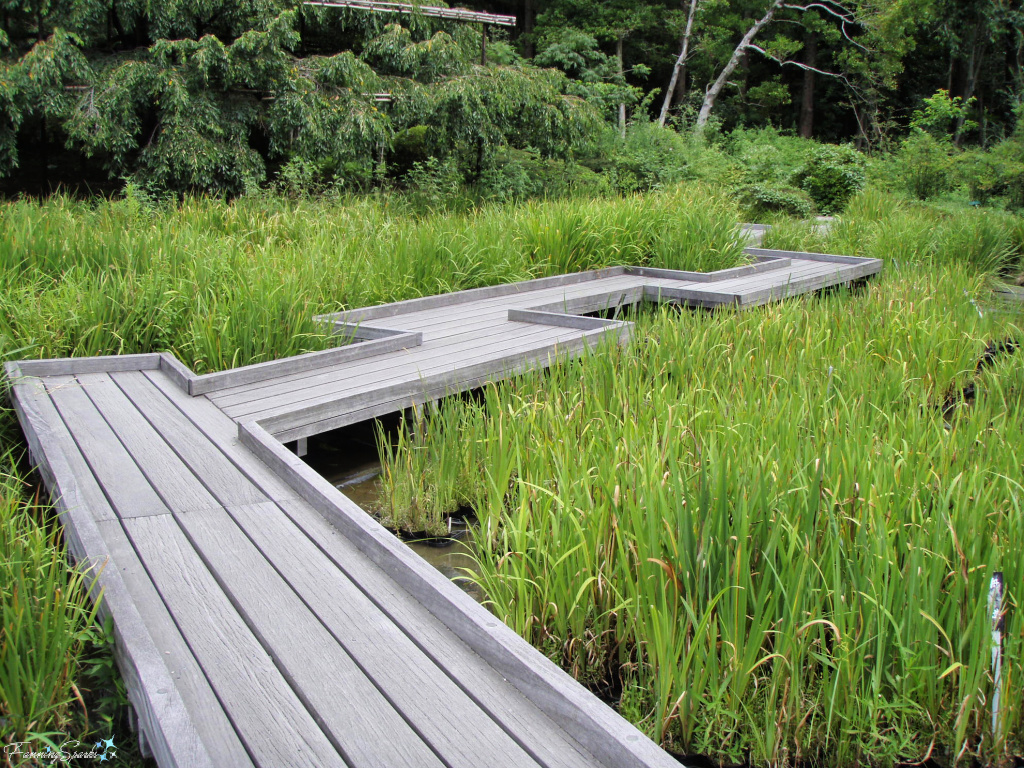 Traditional Zig-Zag Bridge in Kyoto Japan @FanningSparks