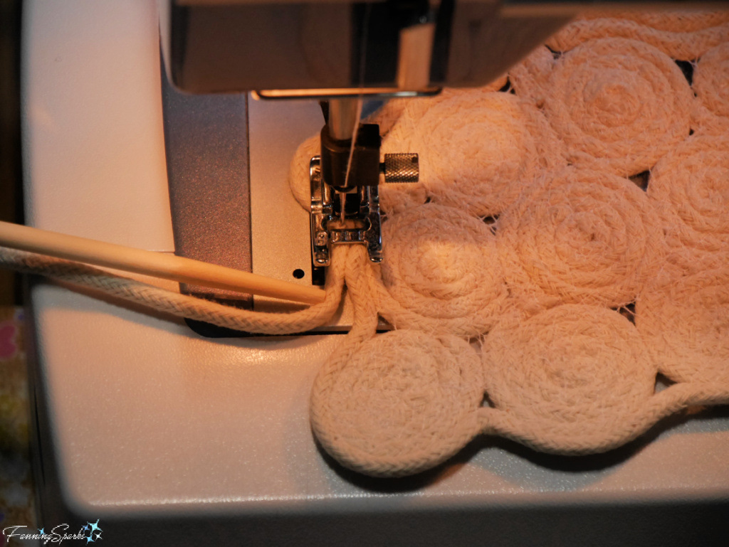 Coiling Rope Around Sheep-Shaped Rope Coaster   @FanningSparks 