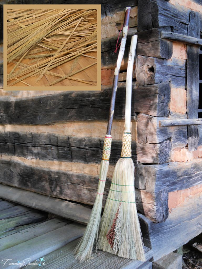 My Handcrafted Brooms with Broomcorn   @FanningSparks