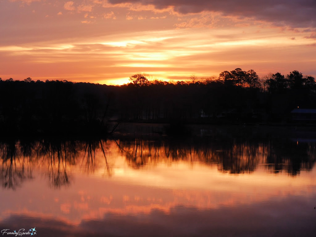 Vibrant January Sunrise on Lake Oconee   @FanningSparks