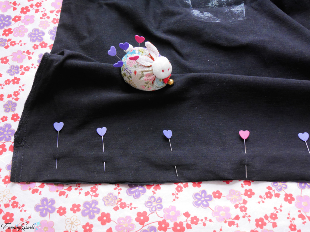 Closing Bottom of Cut-and-Sew T-Shirt Bag  @FanningSparks