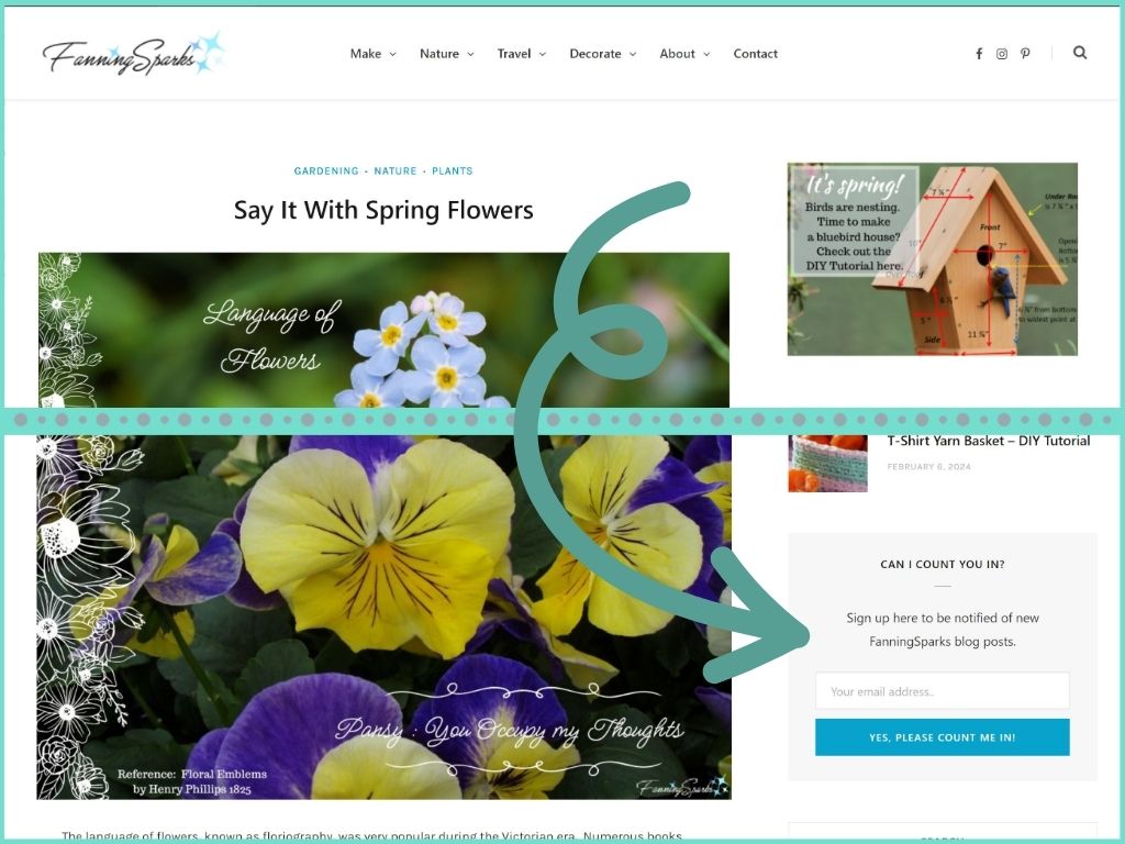 Can I Count You In Signup Feature on FanningSparks Blog   @FanningSparks