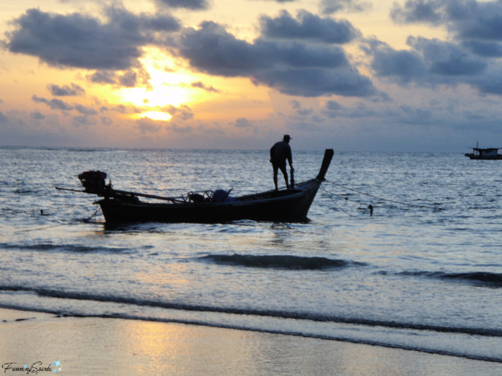 Fisherman in Long-tail Boat in Phuket Thailand   @FanningSparks   