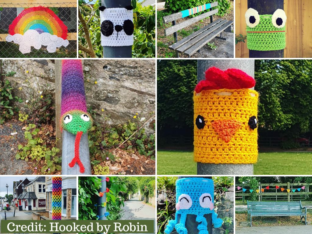 Hooked by Robin - Yarn Bombing Projects – Instagram Screenshots