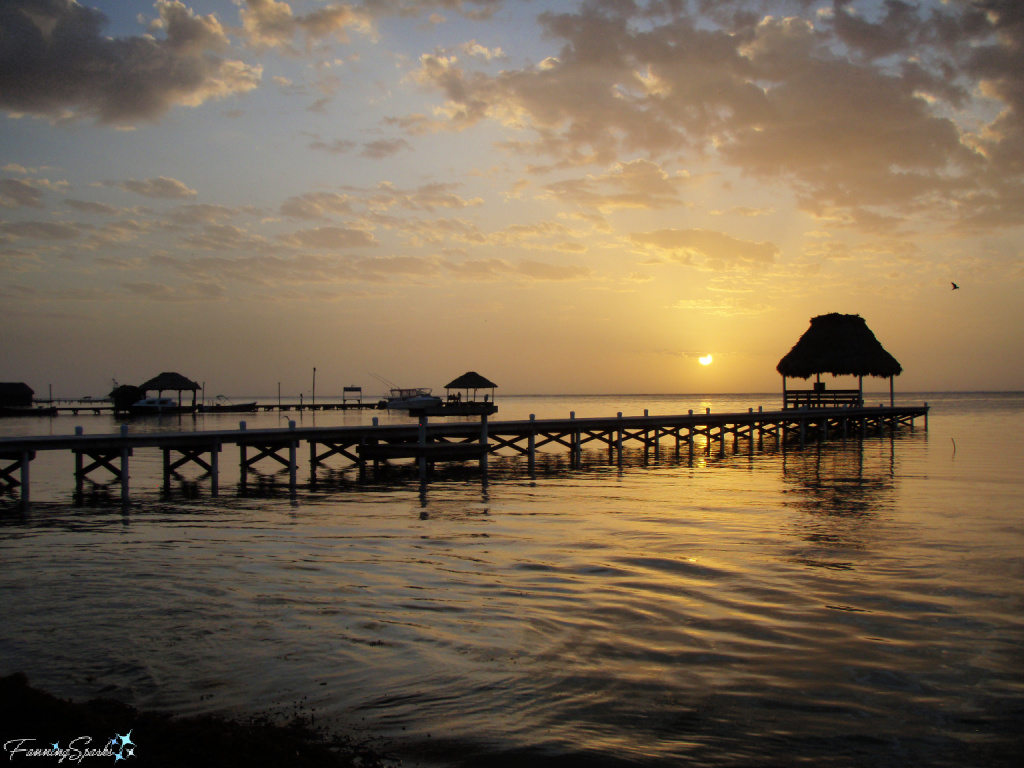 Sunrise in Ambergris Caye Belize   @FanningSparks   