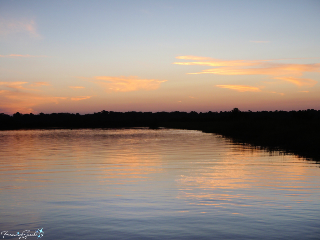 Sunset View from Kayak in Matanzas Inlet-Pellicer Creek FL   @FanningSparks