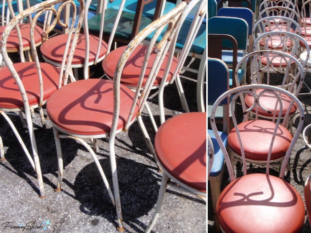 Bistro Chairs at Scott Antique Markets in Atlanta   @FanningSparks