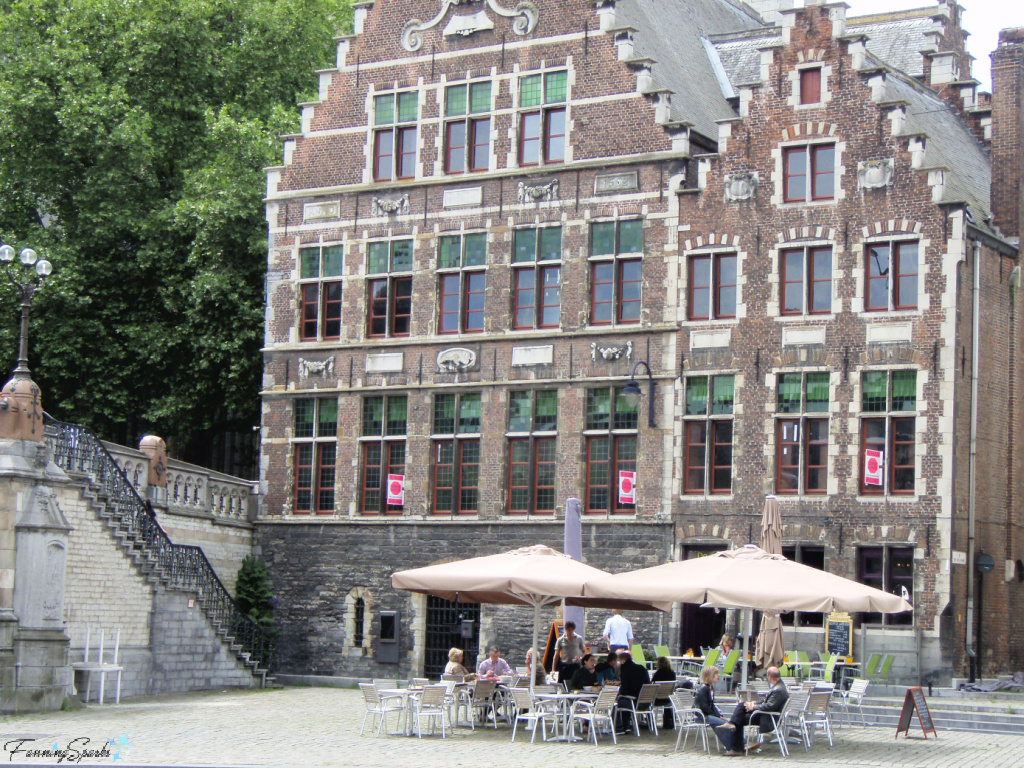 Café Along Graslei in Ghent Belgium   @FanningSparks