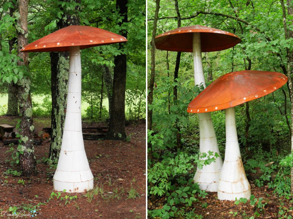 Mushroom Statues at Mushroom Mountain   @FanningSparks