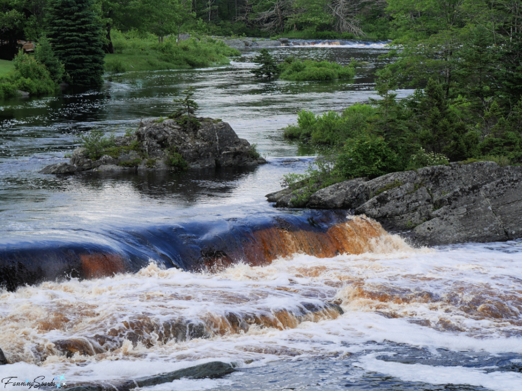 Rushing Water in Liscombe River in Nova Scotia   @FanningSparks