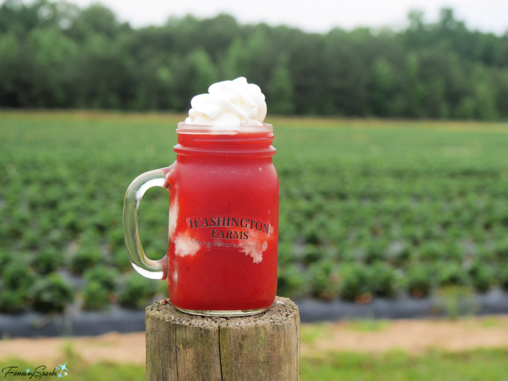 Strawberry Slushie at Washington Farms   @FanningSparks
