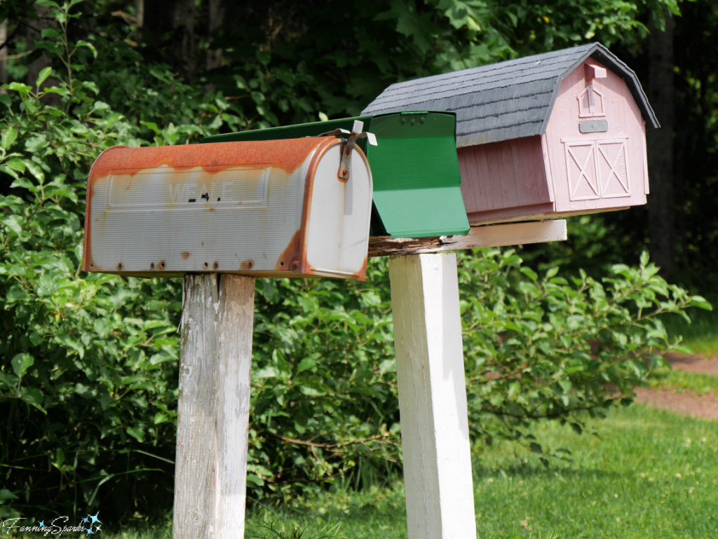 3 Mailboxes in Various Styles on Prince Edward Island   @FanningSparks