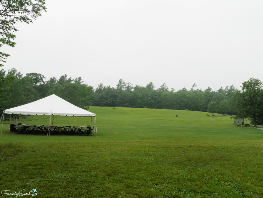 Event Tent on Field at Oakfield Park Nova Scotia   @FanningSparks