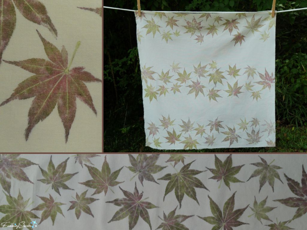 Japanese Maple Leaves Hammered Flower Artwork   @FanningSparks