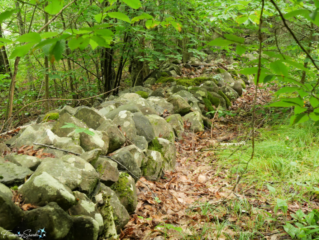 Traditional Farmers Rock Wall in Oakfield Park Nova Scotia   @FanningSparks