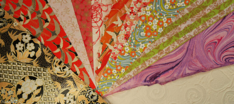 My Decorative Paper Stash from Japan and Thailand @FanningSparks