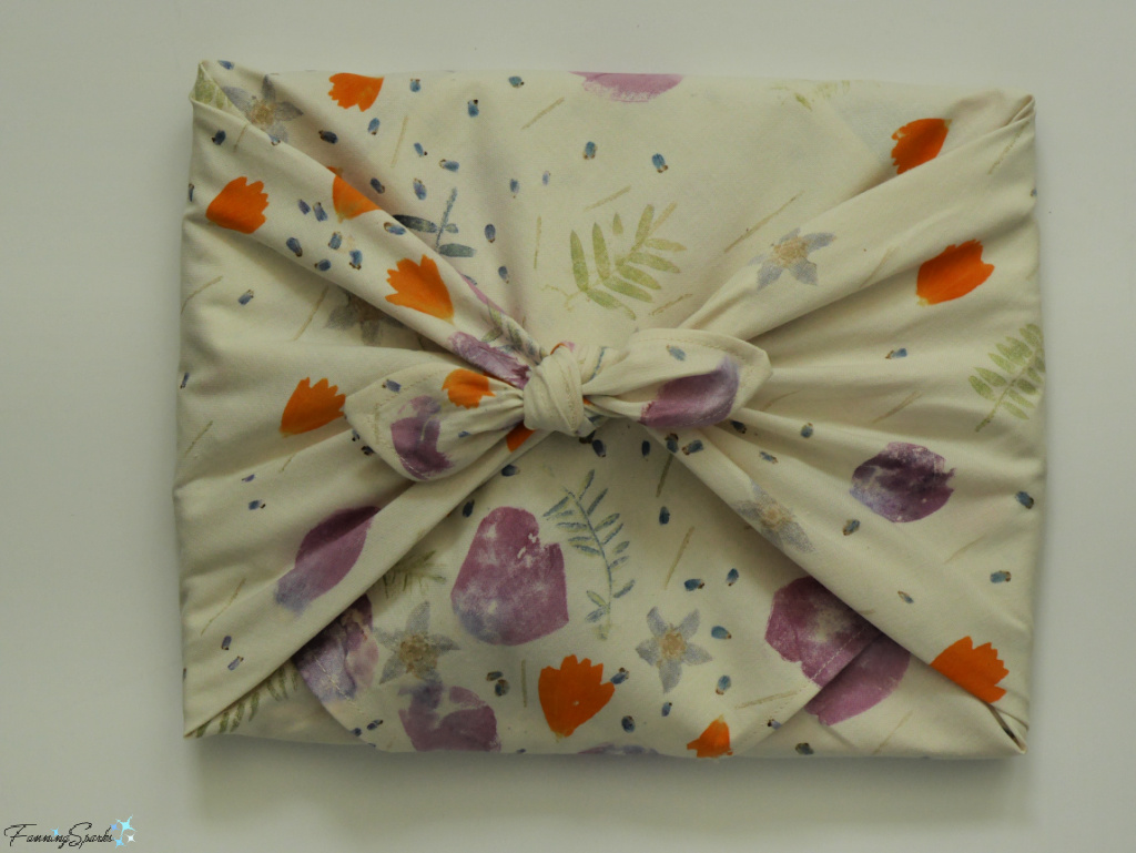 My Raining Petals Hammered Flower Furoshiki in Basic Carry Wrap   @FanningSparks