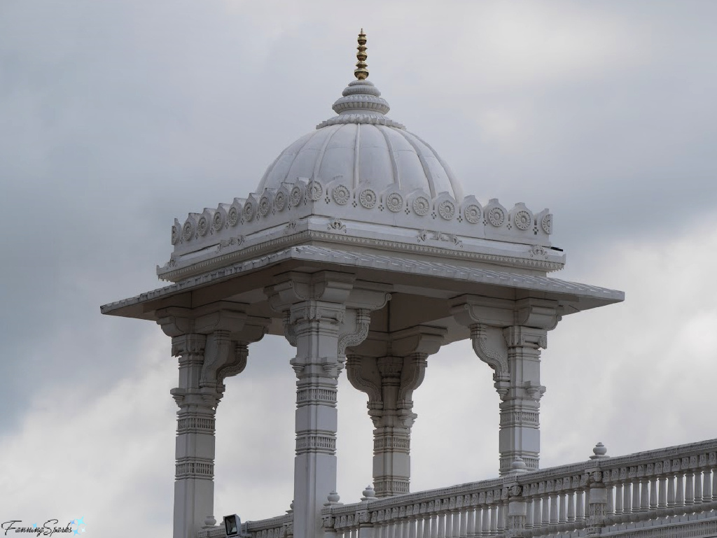 Portico at BAPS Shri Swaminarayan Hindu Temple in Lilburn Georgia   @FanningSparks