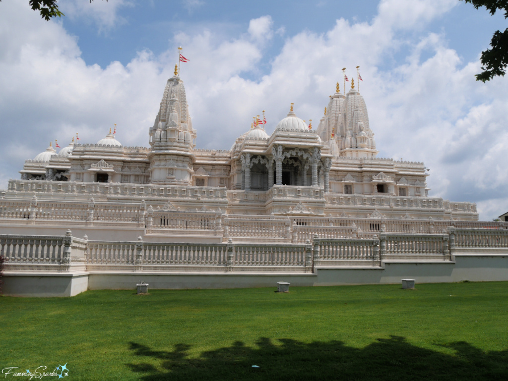 Side View of BAPS Shri Swaminarayan Hindu Temple in Lilburn Georgia   @FanningSparks