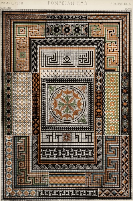 The Grammar of Ornament - Pompeian No 3