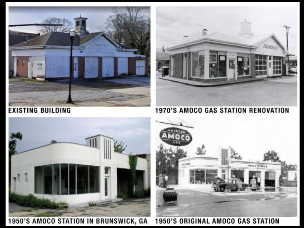 Atlanta Printmakers Studio - Amoco Gas Station Photos - from APS Website   @FanningSparks