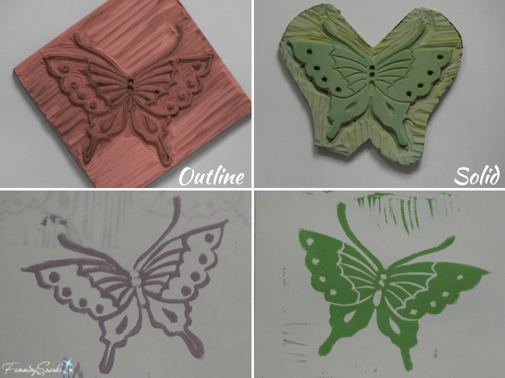 Butterfly Motif 2 Versions   @FanningSparks