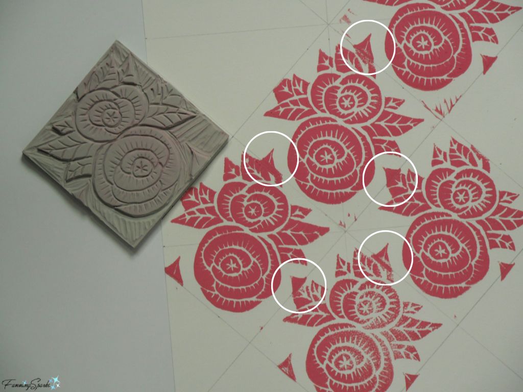 Printing Continuous Peony Motif v1   @FanningSparks