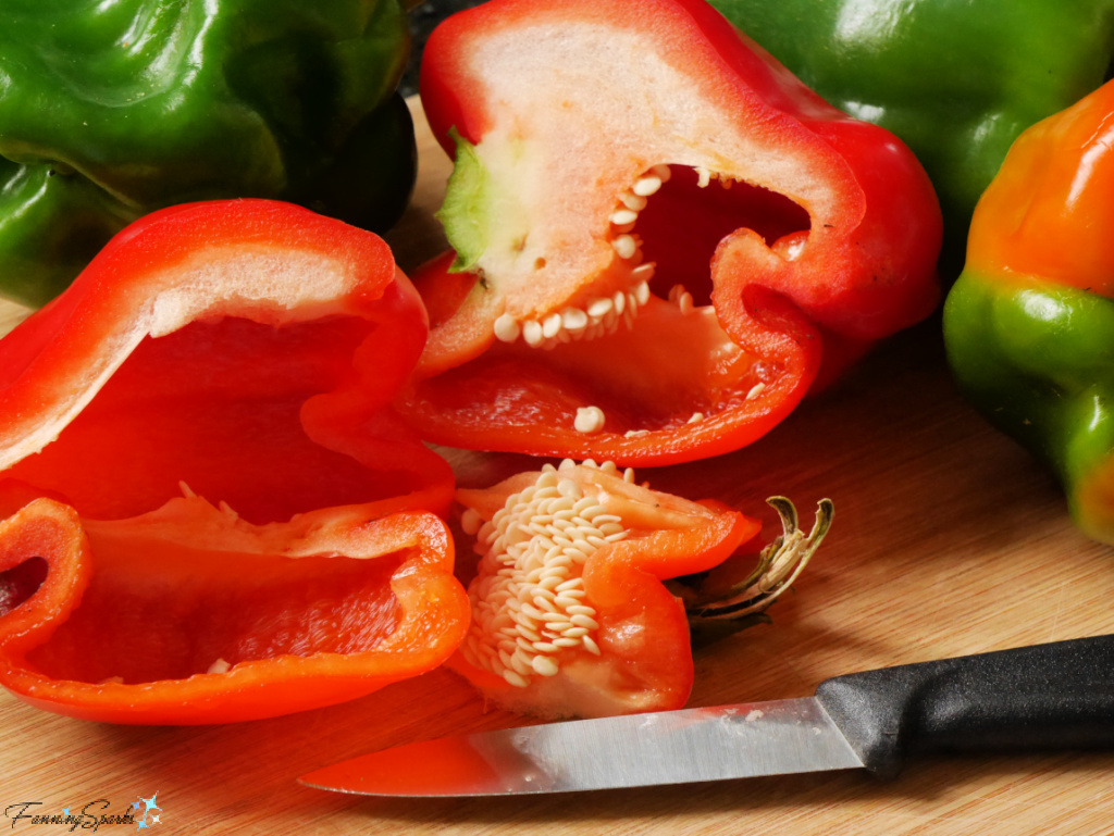 Seeds Inside a Red Pepper   @FanningSparks