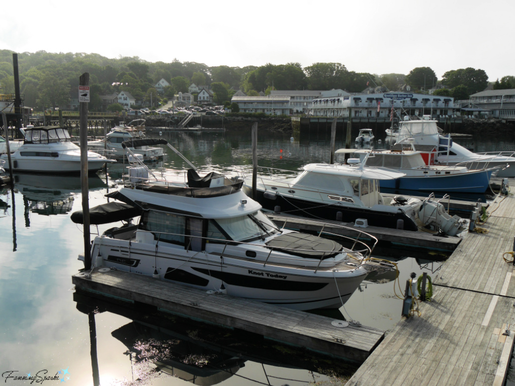 Pleasure Boats in Boothbay Harbor Maine    @FanningSparks