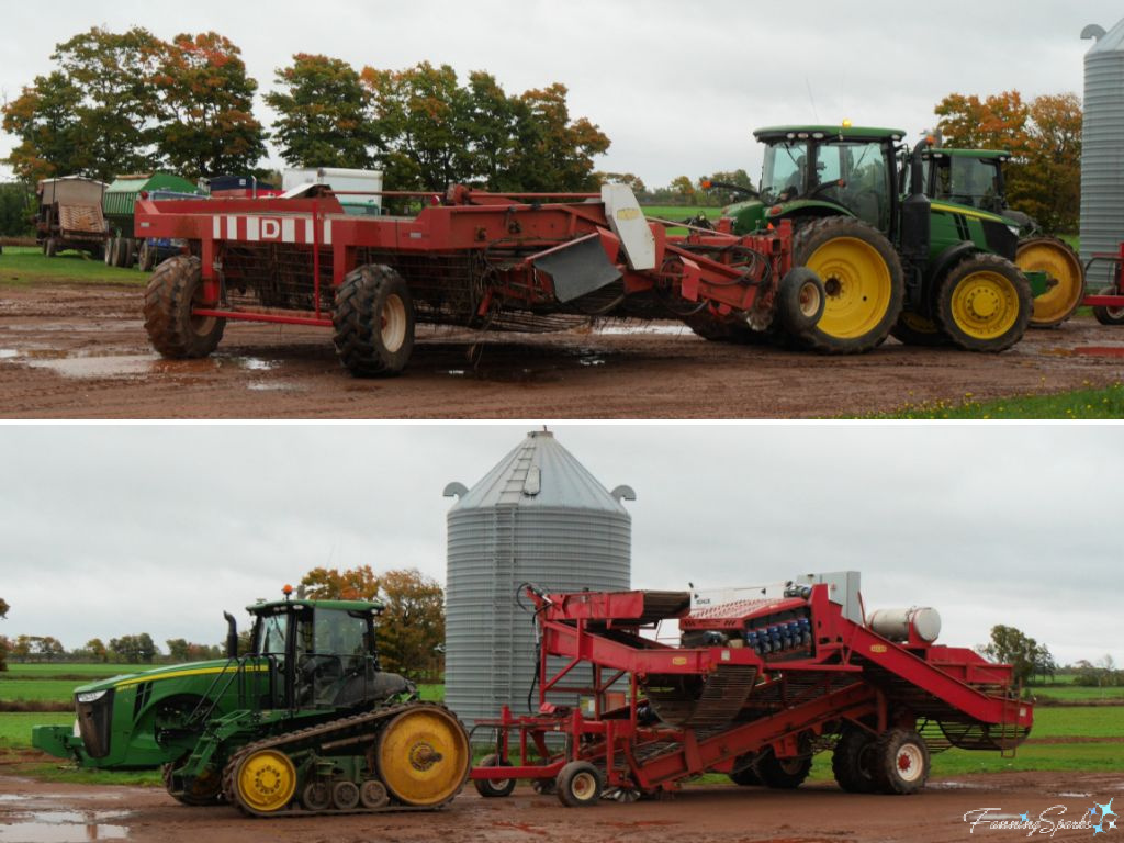 Potato Harvesting Equipment at Smallwood Farms in O’Leary PEI   @FanningSparks