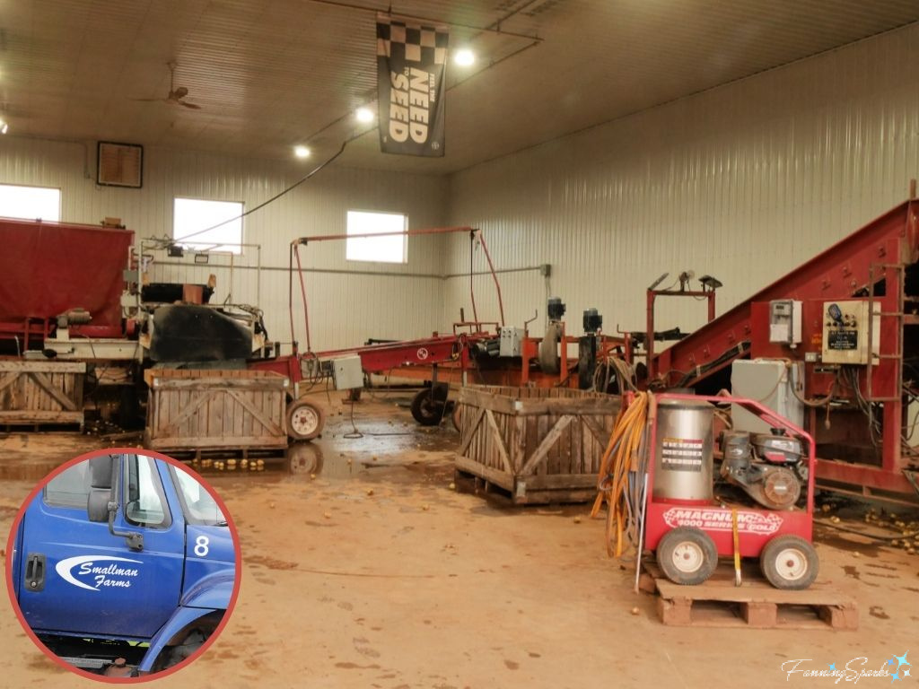 Smallwood Farms Potato Processing Area in O’Leary PEI   @FanningSparks